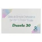 Duzela30　デュゼラ30、ジェネリックシンバルタ、デュロキセチン30mg　箱